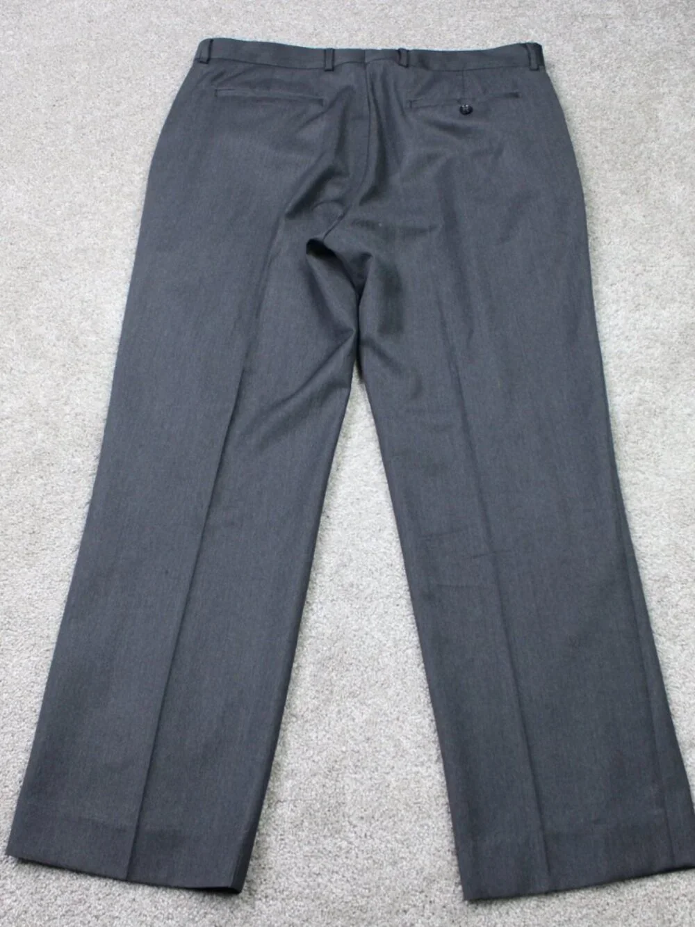 Banana Republic Pants Mens 35x30 Gray Tailored Fit Wool Flat Front Acetate Lined